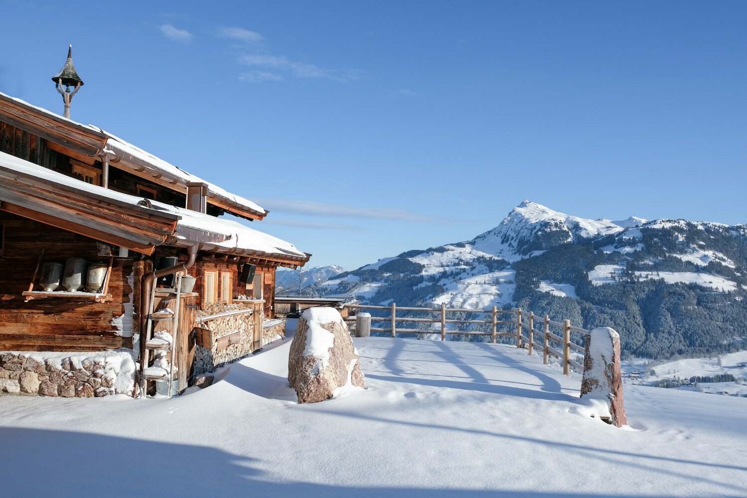 Chalet de luxe dans les Alpes